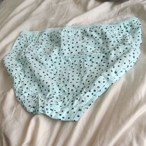 Hanes Light Blue Polka Dot Panties